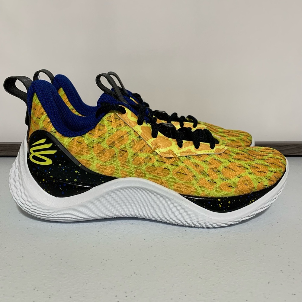 Under Armour Curry Flow 10 GS 'Double Bang' Shoes-Size 7Y New